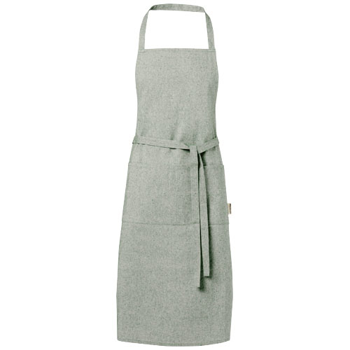 Tablier personnalisé coton recyclé 200 gr Pheebs Vert bruyère